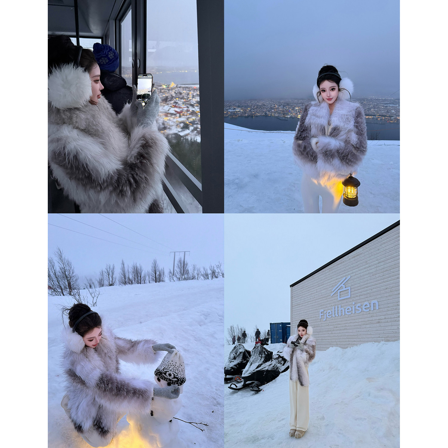 viola【挪威狐】追光童话 稀有狐cp十字狐/银蓝狐外套轻奢老钱风,淘宝优惠券,粉丝福利购,淘宝优惠卷