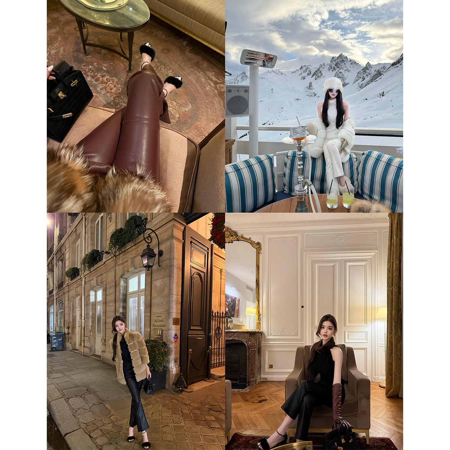 viola【克洛伊小姐】Ch*lo秀场神级皮裤显瘦磨毛九分裤微喇百搭,淘宝优惠券,粉丝福利购,淘宝优惠卷