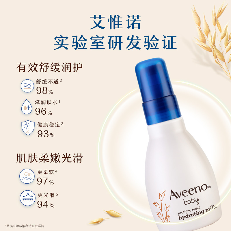 【博主专享】Aveeno艾维诺婴儿舒缓柔嫩轻透保湿乳140ml - 图1