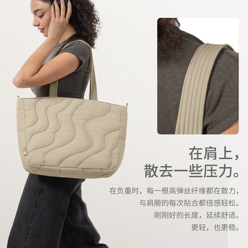 tomtoc托特包女电脑包2025新款大容量单肩包手提包轻便通勤包T38 - 图2