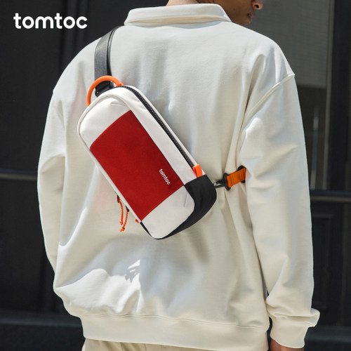 tomtoc Switch2收纳包斜挎包单肩包NS2配件保护壳套掌机胸包G49 - 图1
