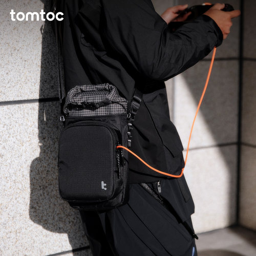 tomtoc 掌机收纳包steamdeck收纳包ROG Xbox ALLY X收纳包Switch2收纳包斜挎包单肩包配件包小包G50S2 - 图0