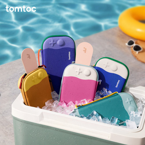 tomtoc Switch 2收纳包任天堂掌机收纳保护套保护壳NS2配件硬壳便携超薄收纳包雪糕系列G05 - 图3