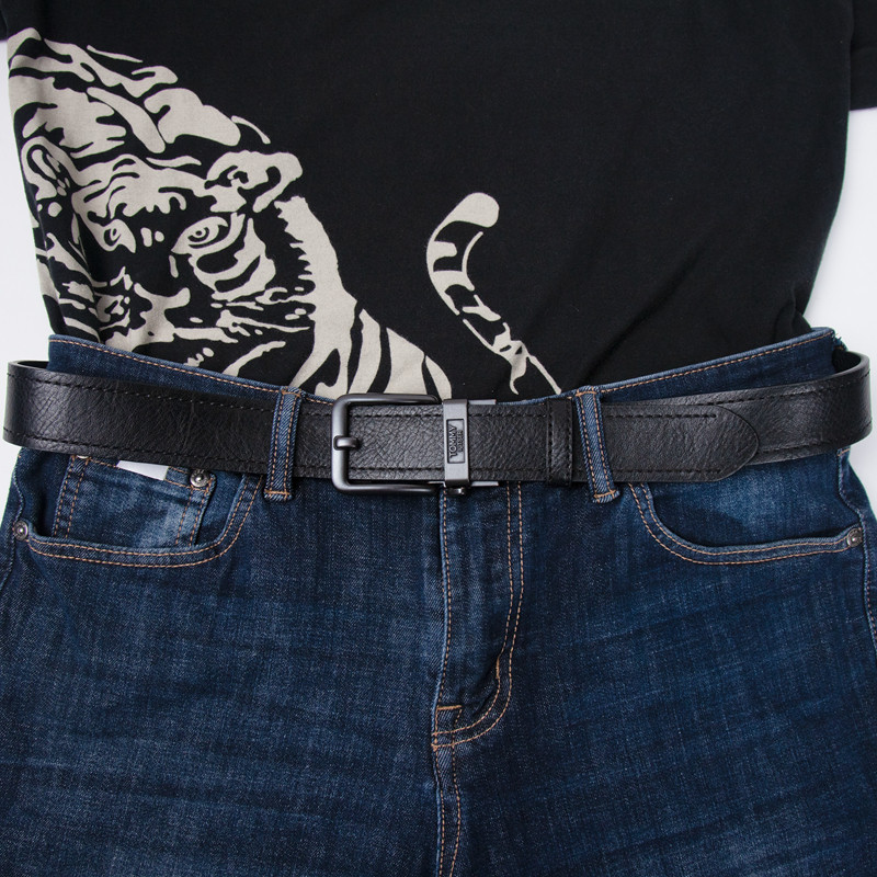 TOMMY IUTSER自动扣皮带男真皮牛皮男裤带潮流高档牛仔裤休闲腰带