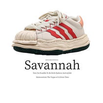 Savannah2023 new shell head dissolution shoe lovers tide shoes thick bottom retro small crowdsourced original board shoes men and women