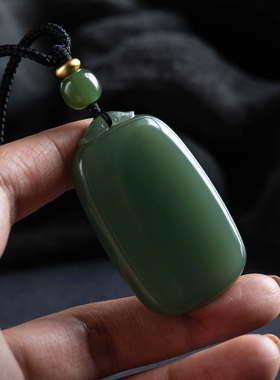 孤品【和田玉·弥勒佛】高档和田玉臻品吊坠细腻佛公项链一物一证