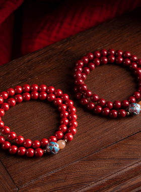 朱砂手串送女友本命年礼物