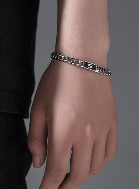 钛钢不掉色12星座元素古巴手链