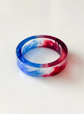 伤口戒指炫彩血液指环