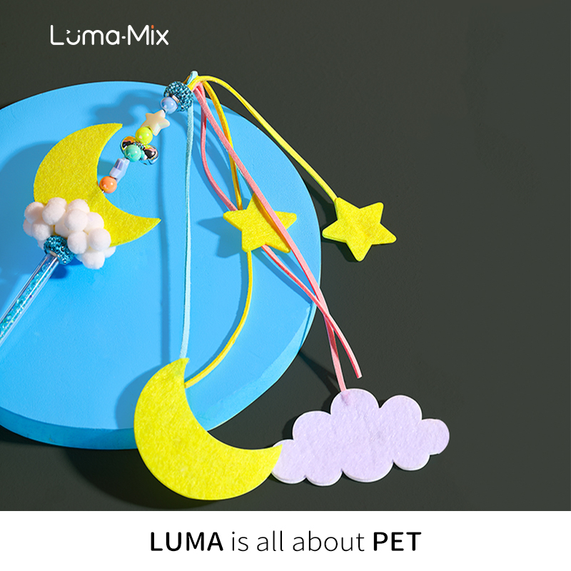 LumaMix盒几 原创手工夜空逗猫棒猫咪玩具用品自嗨解闷耐药好玩