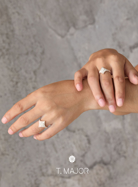 曼棠流光系列开口戒女