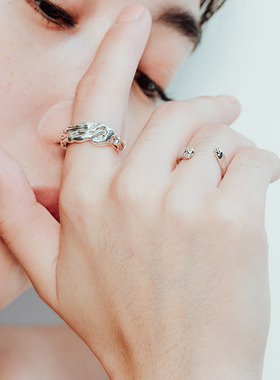 .|流动海浪开口戒指MAJOR