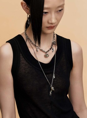 T.MAJOR纯银重工做旧项链