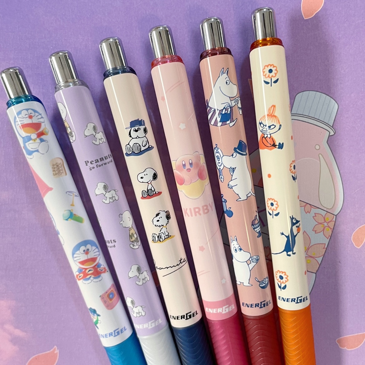 日本pentel派通三丽鸥限定BLN75速干中性笔库洛米美乐蒂限量黑笔 - 图3