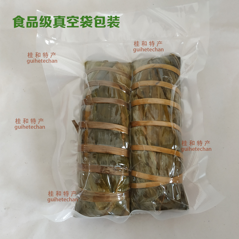 广西米粽 梧州岑溪筋竹特产 咸味红豆花生灰水粽真空包装新鲜早餐 - 图2