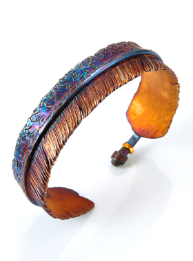 COLIMIDA涅槃重生羽毛男黄金手镯