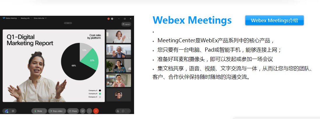 Webex视频会议Meetings国际会议双向交流一年云视频会议销量过千-图3