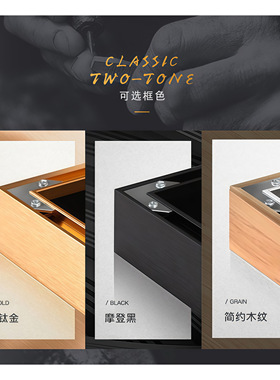 来图定制高清图带裱装铝合金框画卷轴挂画油画布背胶可定制大尺寸