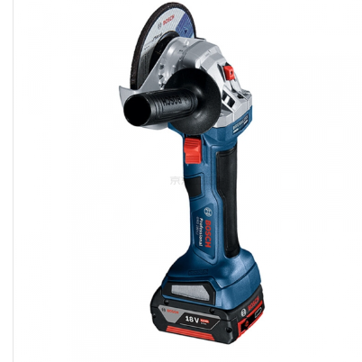 博世 GWS 180-LI 18V 无刷锂电角磨机4.0Ah两电一充GWS 18V-8 - 图0