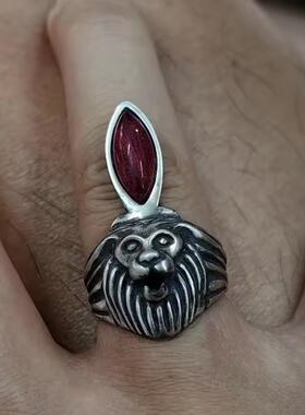 雷欧奥特曼狮子之瞳戒指S925