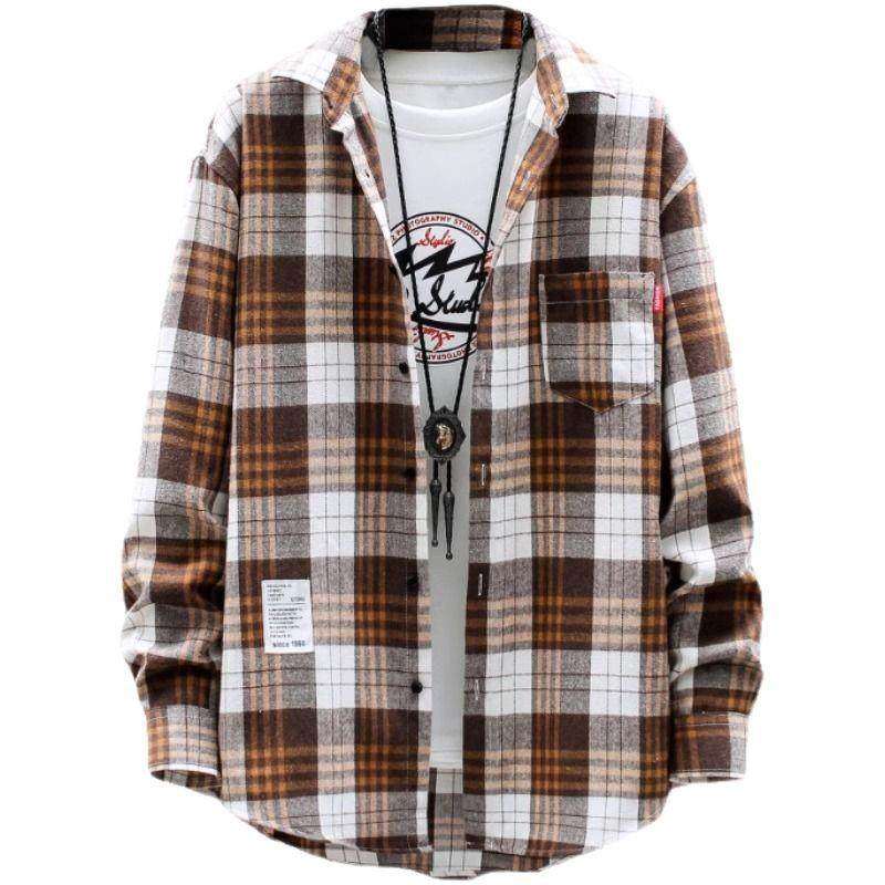 群豪正品高端伟志男士衬衫新款长袖格子潮流休闲韩版时尚百搭上衣,淘宝优惠券,粉丝福利购,淘宝优惠卷