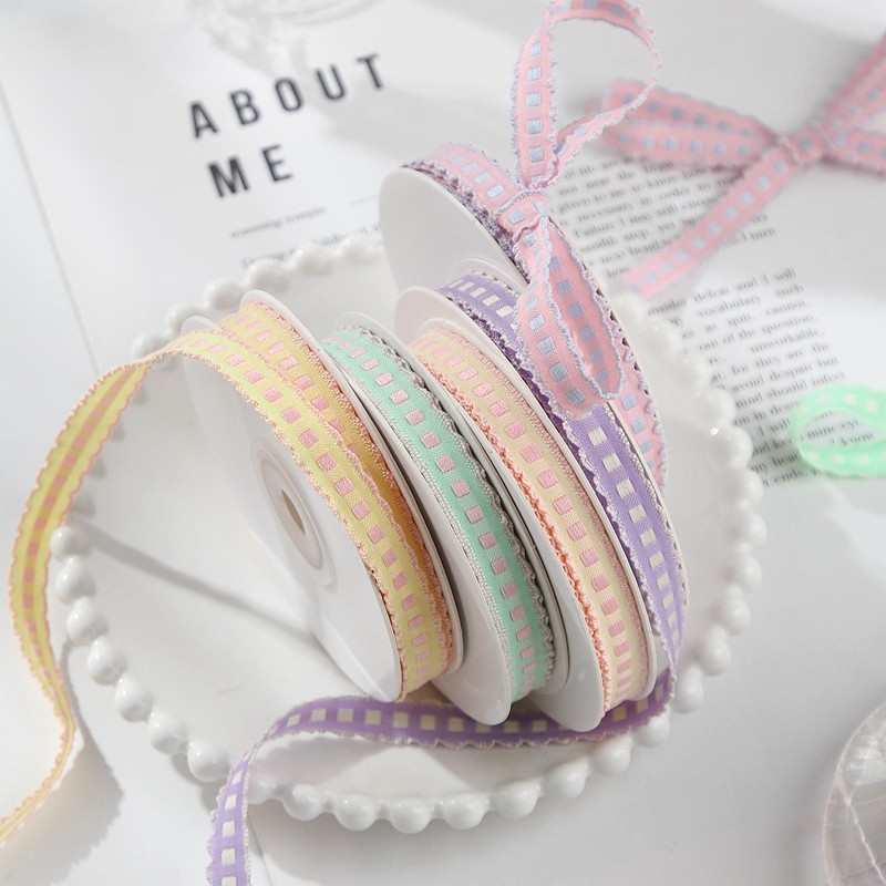 diy蝴蝶结发夹制作跳点花边格子织带手工礼盒饰品花束包装丝带,淘宝优惠券,粉丝福利购,淘宝优惠卷