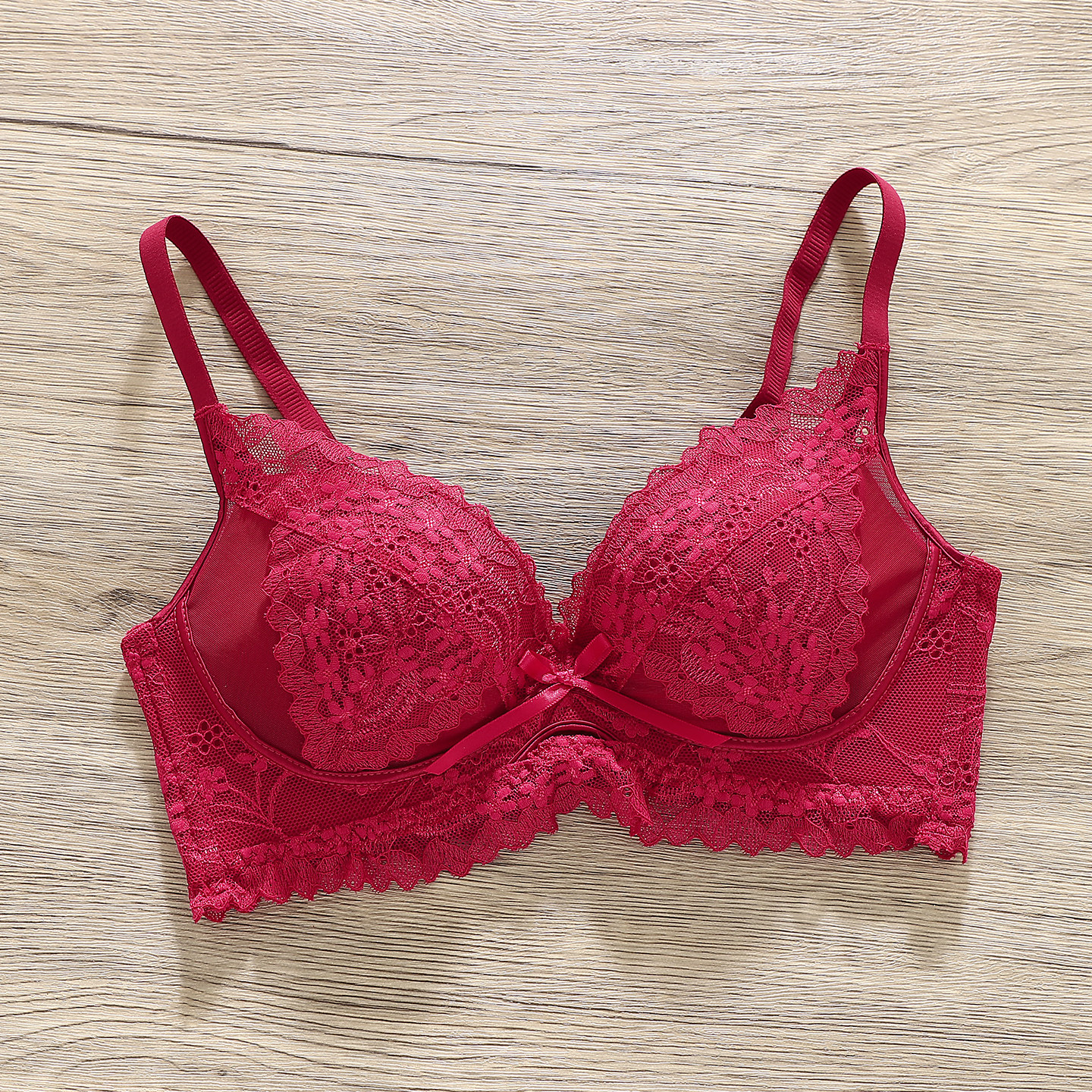 本命年内衣套装女红色2026马年性感蕾丝小胸聚拢加厚无钢圈文胸罩,淘宝优惠券,粉丝福利购,淘宝优惠卷