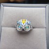 Natural Opal Owl Ring