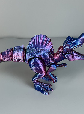 3D打印棘背龙关节可动可张嘴