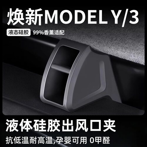 硅胶出风口转换夹特斯拉焕新版魏牌蓝山蔚来ET5、ET5T新能源电车 - 图0