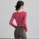 Yoga wear long sleeve women's tops professional training fitness wear