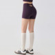 Women's three-point yoga shorts summer high-waist butt-lifting sports pants