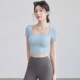 VOJ yoga wear running sports outdoor short-sleeved tops