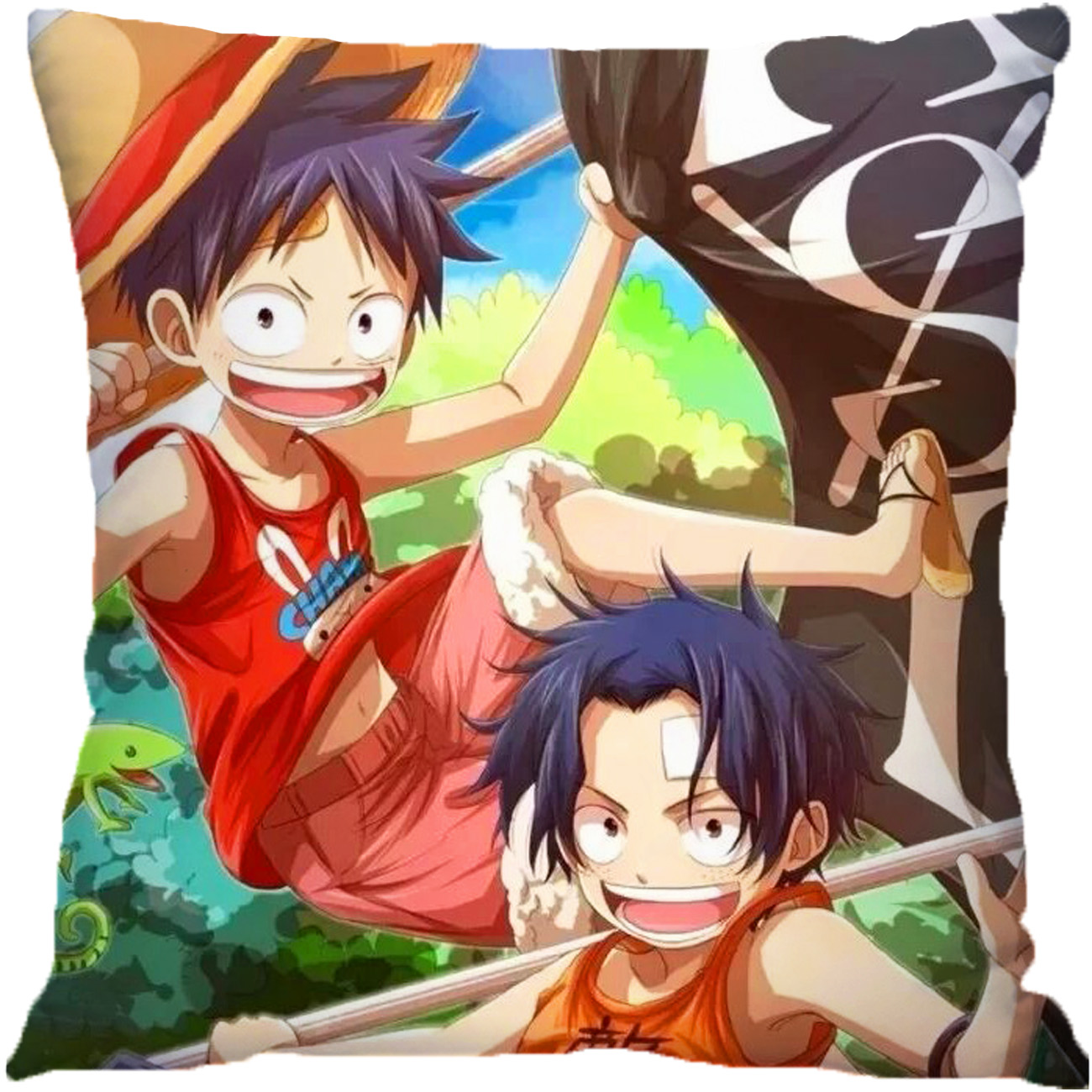 海贼王抱枕路飞周边动漫枕头定制印照片双面娜美索隆男女生日礼物 - 图2