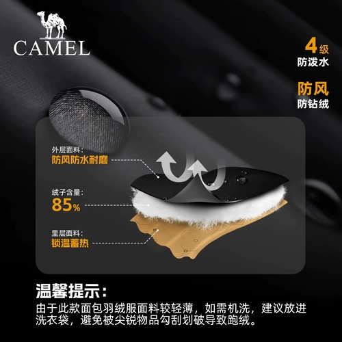 Пуховик, зимняя дорожная мужская короткая куртка с пухом, увеличенная толщина