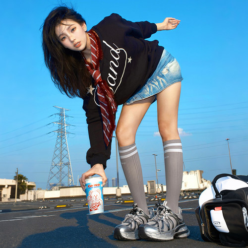 【迪丽热巴同款】骆驼女鞋2026新款厚底老爹鞋女透气户外运动鞋 - 图1