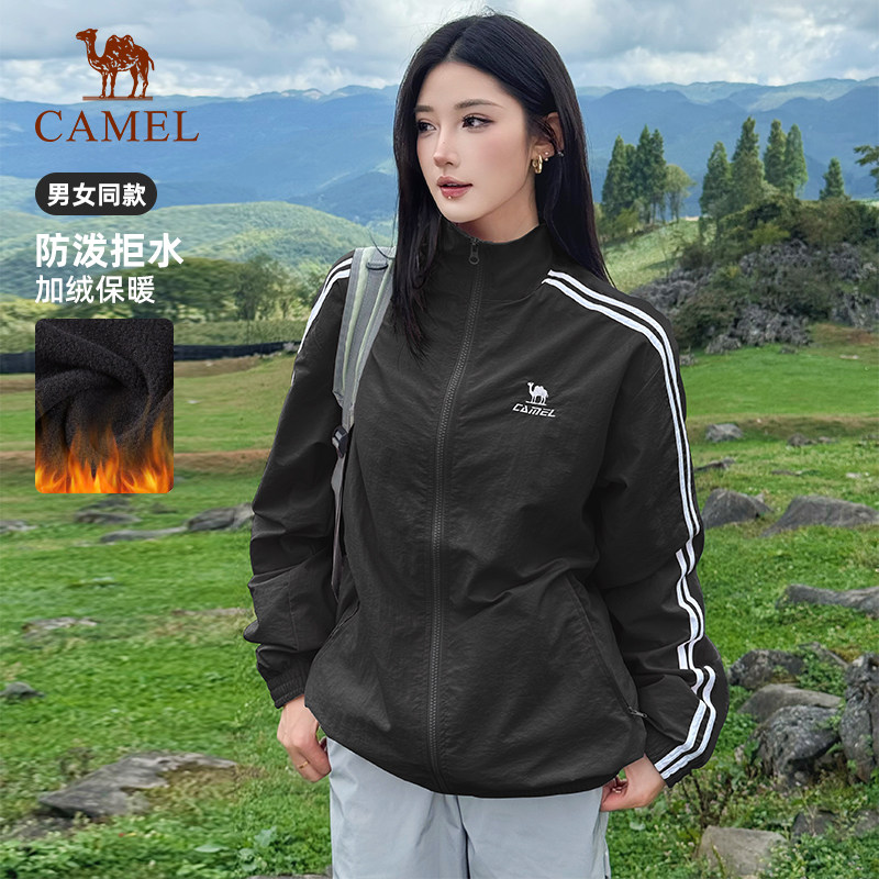 早秋校园感穿搭！骆驼校园风衣立领外套