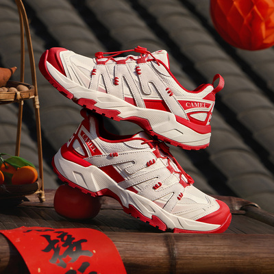 厚底增高透气网面户外时尚