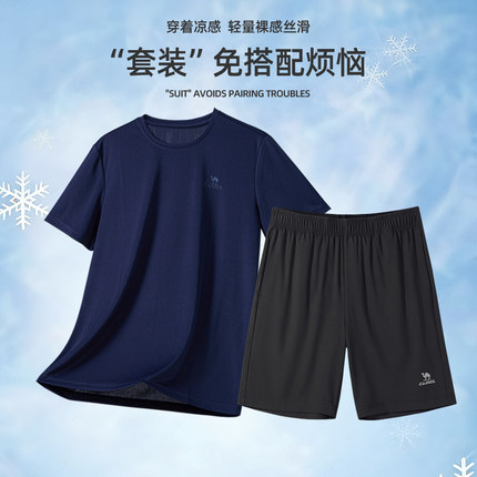 骆驼男装短裤男春季2026休闲