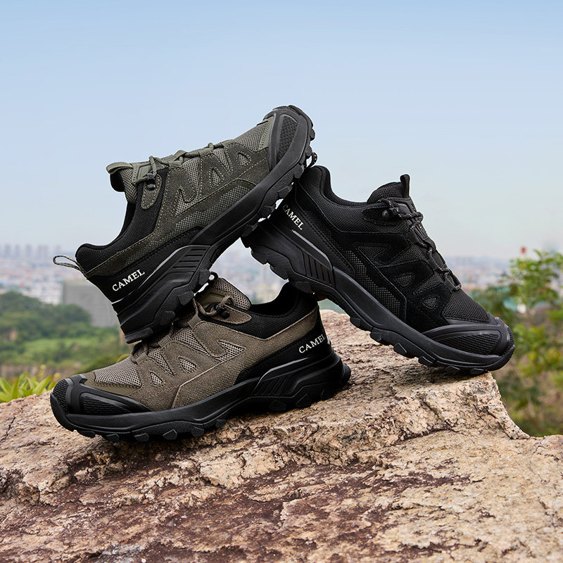 骆驼男鞋2026冬季男士户外运动休闲鞋增高耐磨低帮徒步登山鞋,淘宝优惠券,粉丝福利购,淘宝优惠卷