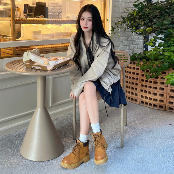 Camel Shanyue Martin boots outdoor work boots rhubarb boots