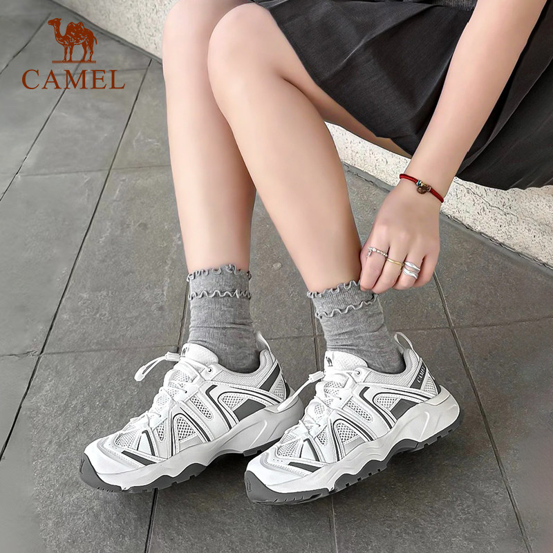 【骆驼城野3代】休闲运动鞋女2026春季新款防滑户外徒步登山鞋子