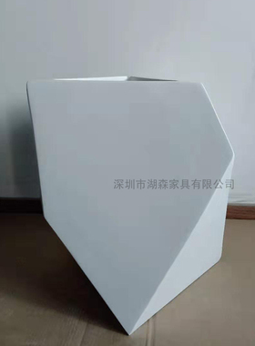 户外种植湖森玻璃钢几何多边落地