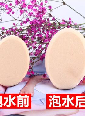 帕瑞诗磨边大椭圆形粉扑影楼专业化妆海棉干湿两用上妆打底非乳胶