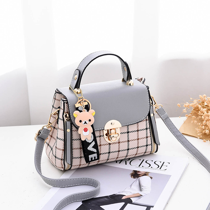 气质包包女2025新款高档网红潮韩版小方包单肩包斜挎包百搭手提包 - 图2