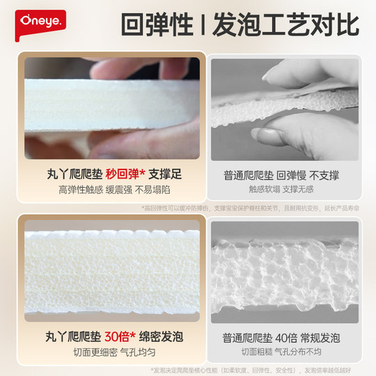 Maruya baby ixpe crawling mat thickened home baby folding crawling mat formaldehyde-free anti-fall living room floor mat