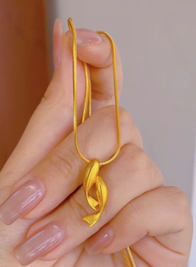 项链双鱼海豚锦鲤好运蛇骨锁骨链