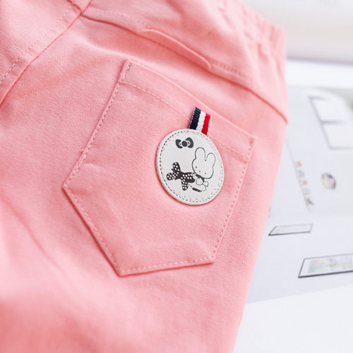 女童夏装七分打底短裤夏季薄款白色儿童宝宝五分牛仔马裤5中裤7分 - 图2