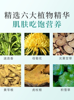 迷迭香补水面膜院线美容院女士芦荟补水保湿植物滋养紧致蚕丝面膜