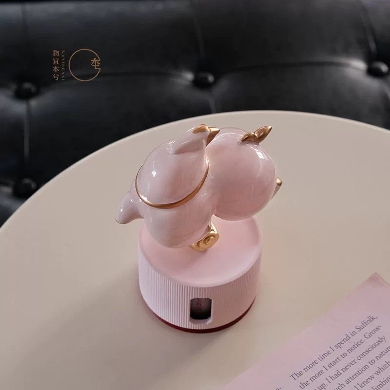 物宜本兮新品马卡龙系列香薰灯马年女生生日创意扩香香器礼盒套装,淘宝优惠券,粉丝福利购,淘宝优惠卷